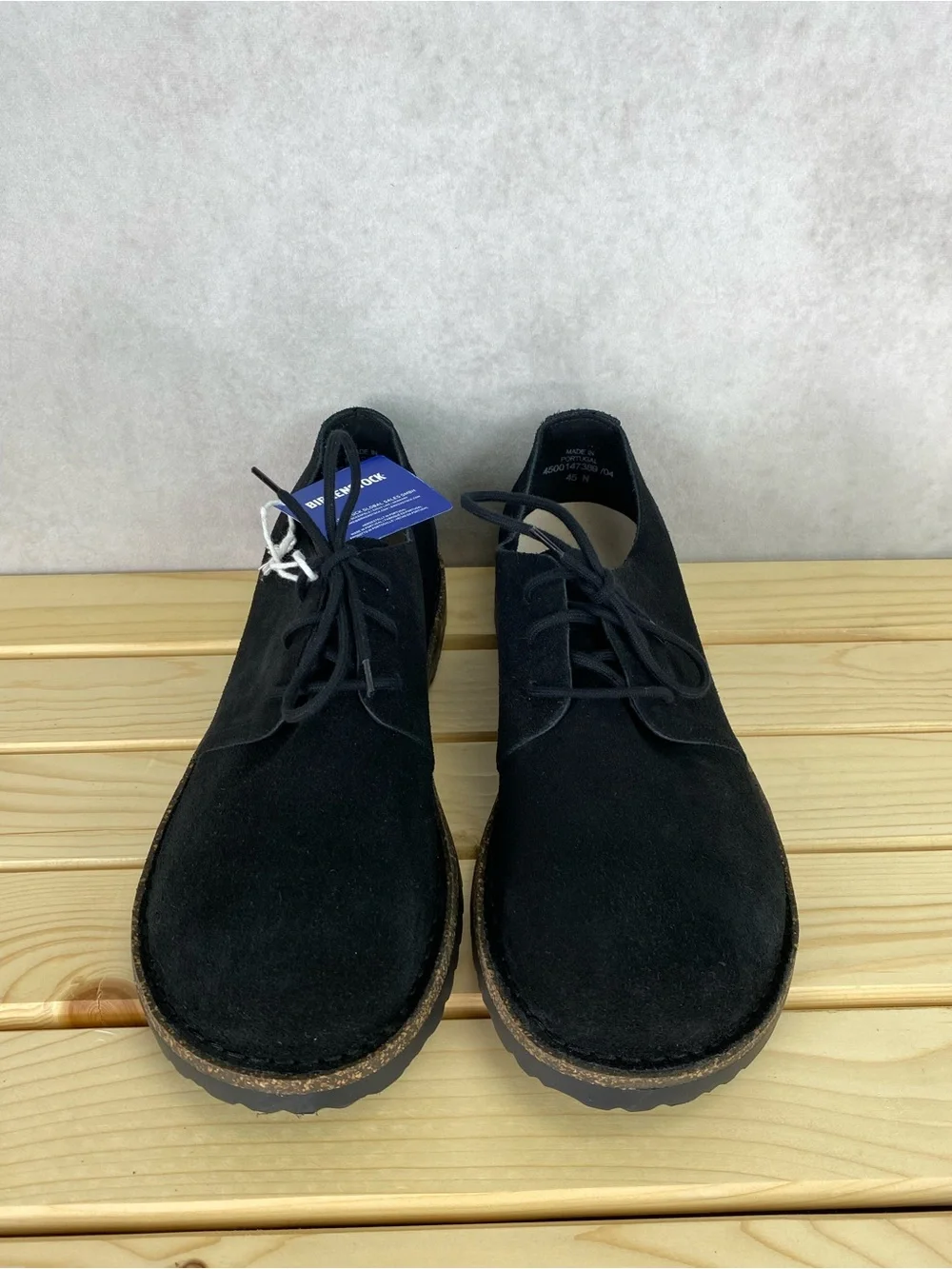 Birkenstock Uppsala Low Suede Leather Black Casual Comfot Oxfords Shoes 45 EUR